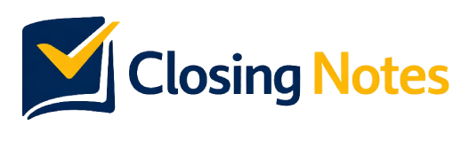 Closing Notes